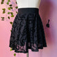 The Morbid Mini Skort - SNAKES - Flocked Snake Skirt with Built In Shorts - PRE-ORDER -  - 
