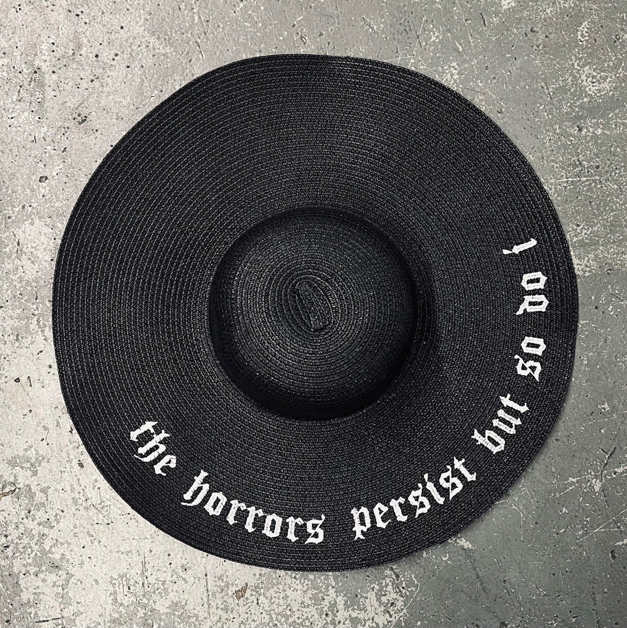 The Horrors Persist XL Brim Floppy Sun Hat