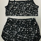The Sinister Set - MOON & STAR - Sheer Metallic Moon & Star Bra & Shorts Set - PRE-ORDER -  - 