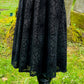 The Aradia Skirt  - Velvet Spider Web Flocked Full SKIRT - PRE-ORDER -  - 
