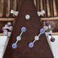 Painful Pleasures Striped & Swirl 14G Surgical Steel Nipple Rings Set of 3