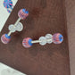 Painful Pleasures Striped & Swirl 14G Surgical Steel Nipple Rings Set of 3