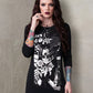 Killstar No Fairytale Anti People Anime Skull Manga 3/4 Sleeve Tunic Dress