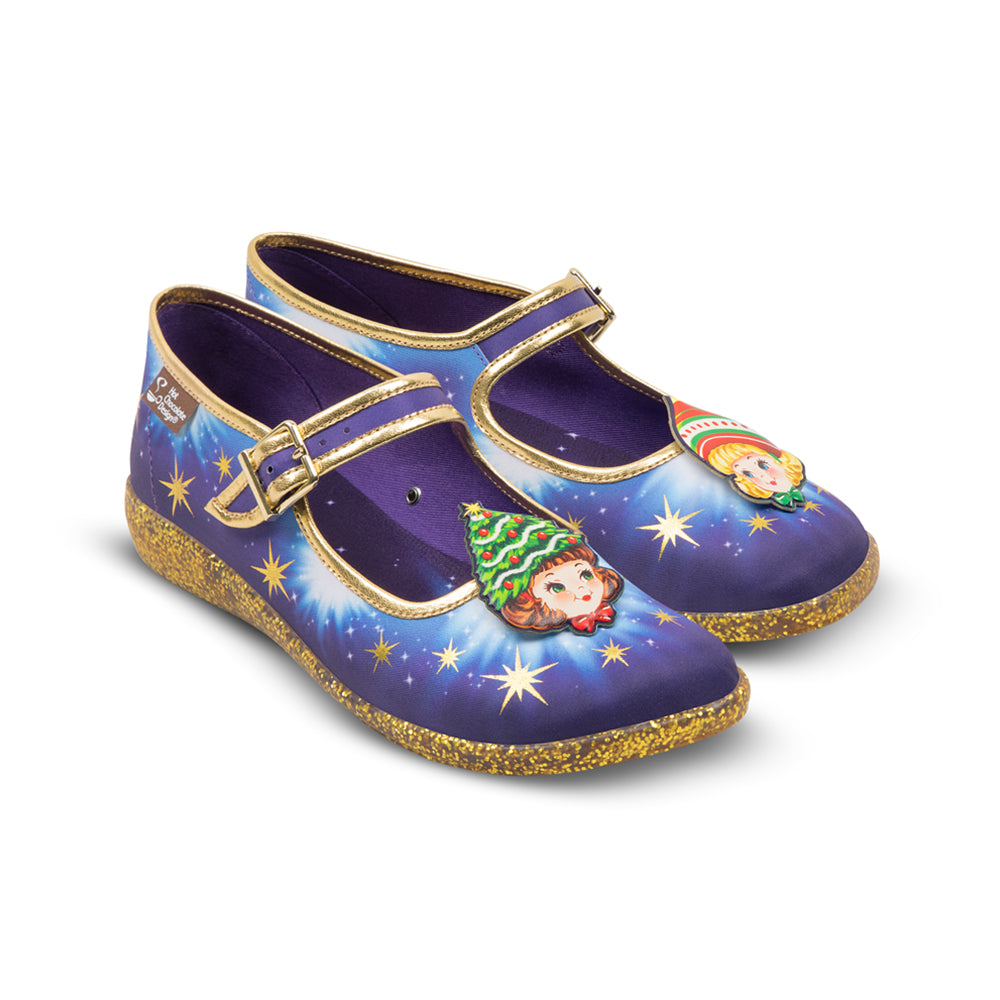Jolly Sisters Women's Mary Jane Flat