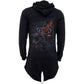 BURNT ROSE - Ladies Fish Tail Full Zip Hoody - Zip Sleeve -  - Hoodies