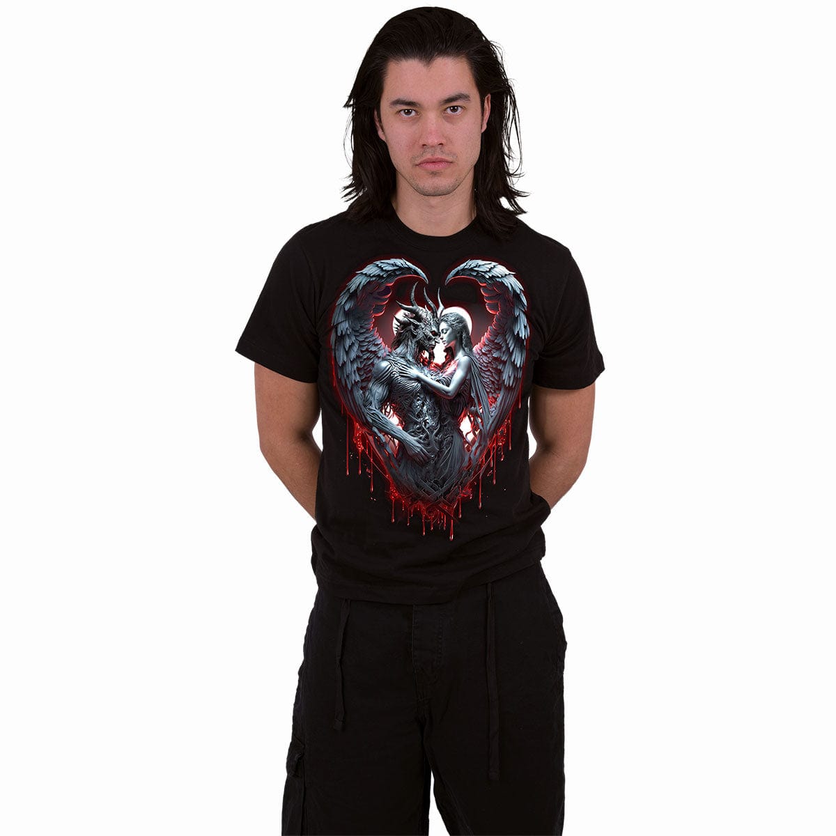 SOLEMN VOW - Front Print T-Shirt Black -  - T-Shirts