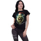 BAH HUMBUG - Boatneck Cap Sleeve Top Black -  - Tops - Short Sleeve