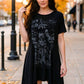 Killstar No Fairytale Anti People Anime Skull Hanky Hem Tunic Dress Black XL