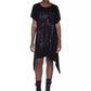 Killstar No Fairytale Anti People Anime Skull Hanky Hem Tunic Dress Black XL