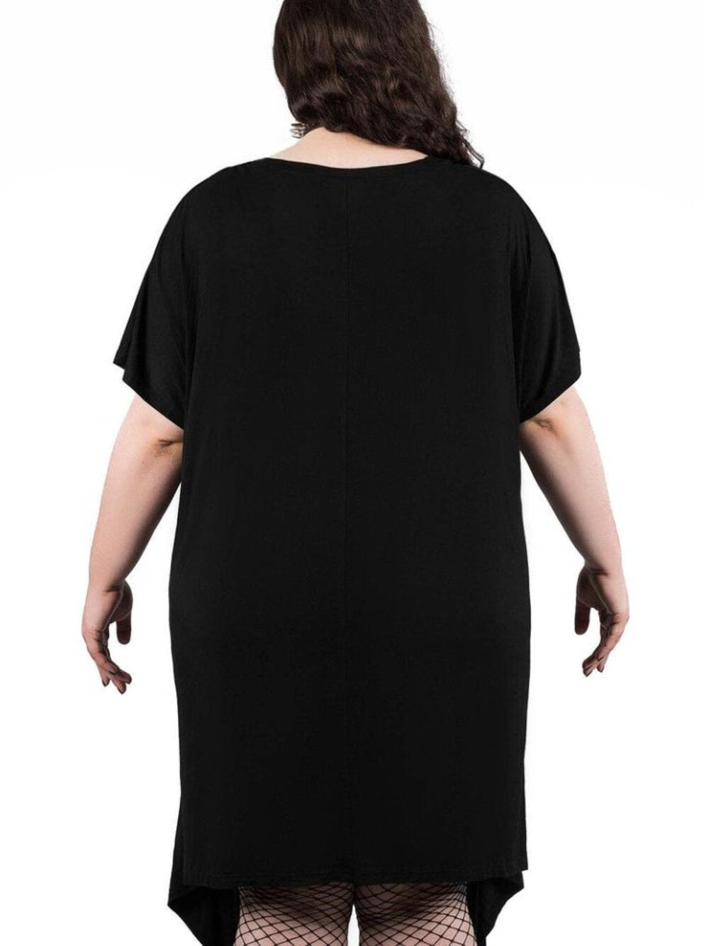 Killstar No Fairytale Anti People Anime Skull Hanky Hem Tunic Dress Black XL