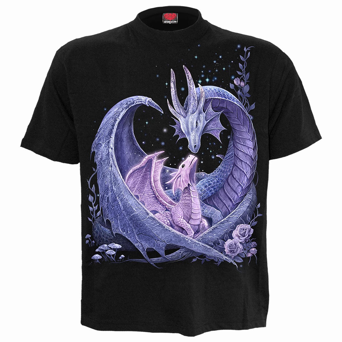 MATERNAL INSTINCTS - Front Print T-Shirt Black -  - T-Shirts