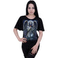 GRIEVING ANGEL - Boat Neck Bat Sleeve Top Black -  - Tops - Short Sleeve