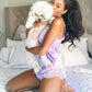 2pc Satin Lounge Set -  - lingerie