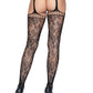 Karina Lace Garter Belt Stockings -  - Hosiery