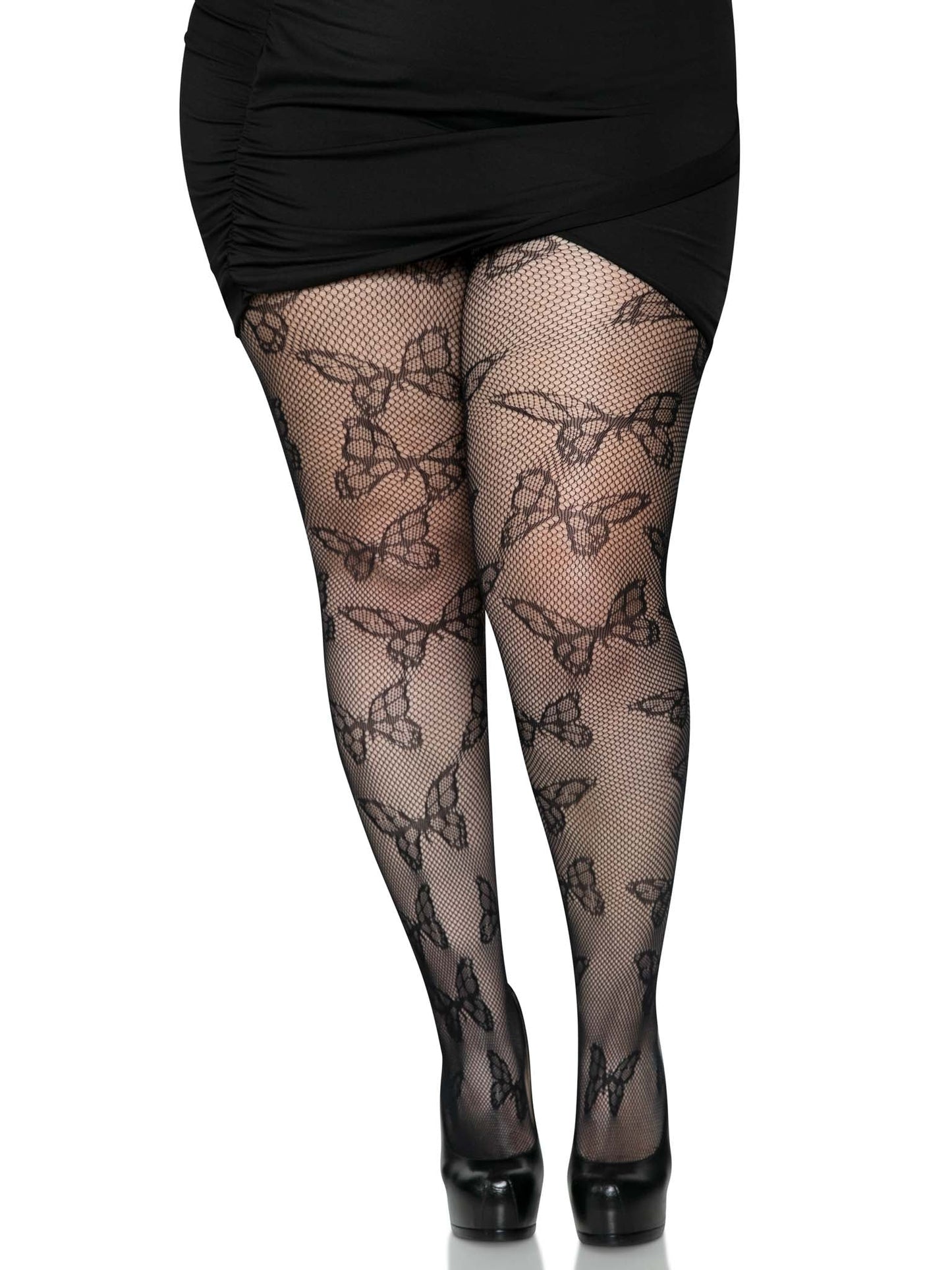 Butterfly Fishnet Tights - Ultra Flirty Hosiery by Leg Avenue