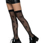 Yin Yang Fishnet Thigh Highs -  - Hosiery