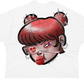 Lil Red Oversized Crop Top - Super Max Heavyweight Streetwear Essential