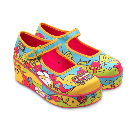 Love On The Road Women's Mary Jane Platform