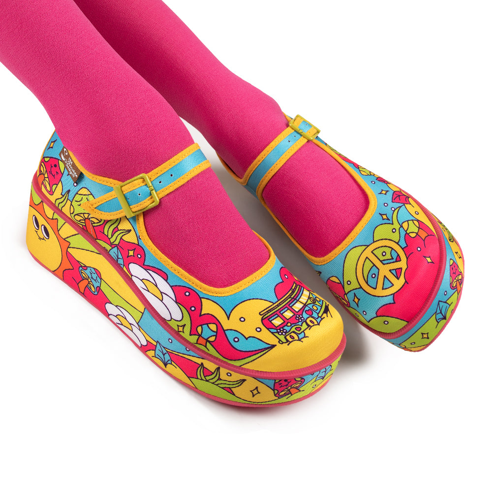 Love On The Road Women's Mary Jane Platform