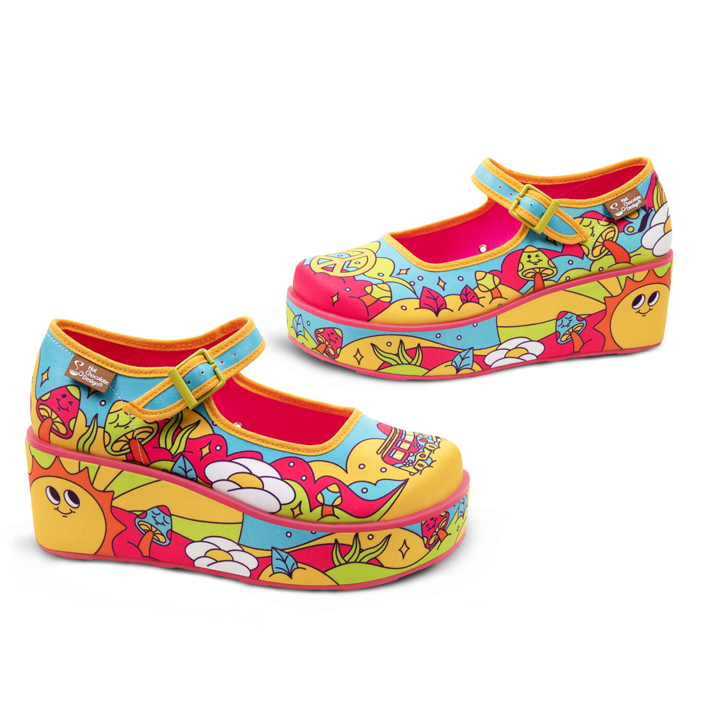 Love On The Road Women's Mary Jane Platform