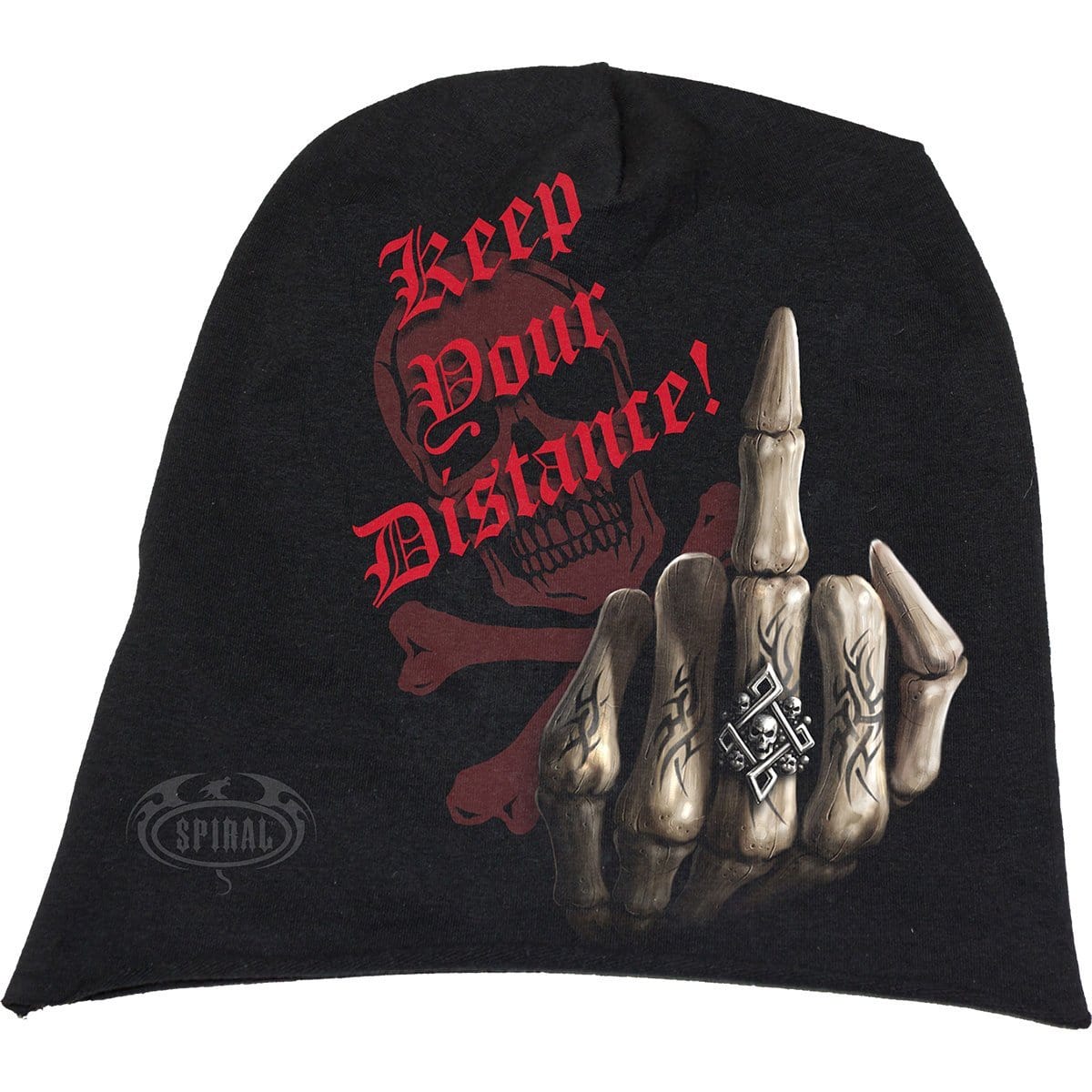 BONE FINGER - Light Cotton Beanies Black -  - Beanies