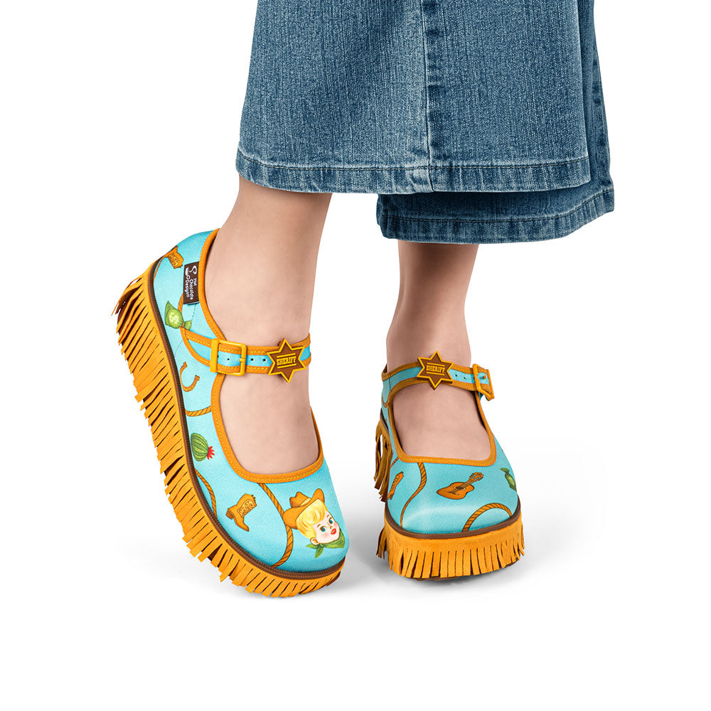 Sheriff Women's Mary Jane Platform