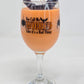Artisan One Moon Flame Wicked Charm Peppermint 12oz Wine Glass Candle
