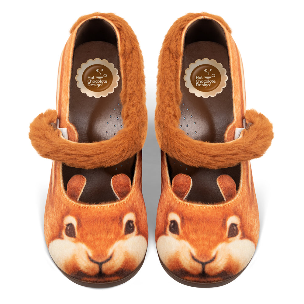 Mid Heels Nutty Cheeks Women's Mary Jane Pump