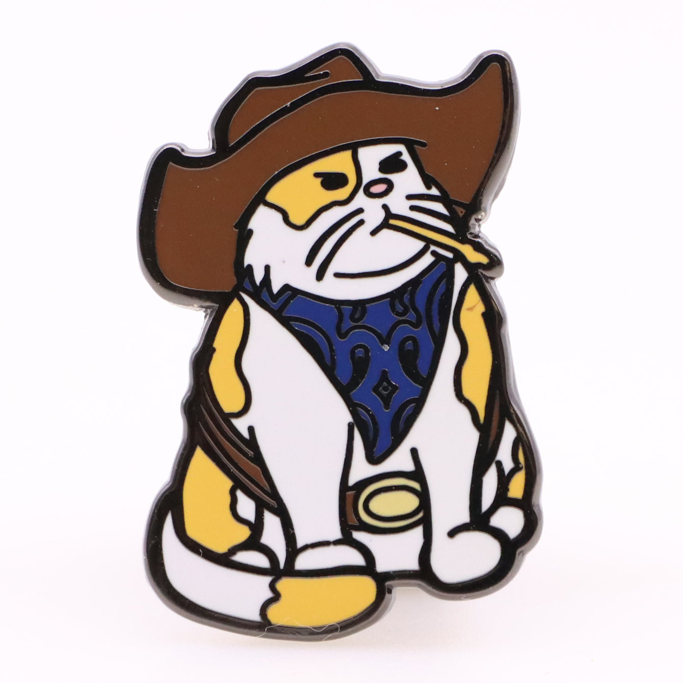 Cowboy Cat Enamel Pin -  - Enamel Pin