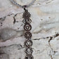7 Seven Chakra Sacred Geometry Stainless Steel Necklace Vertical Pendant 20"