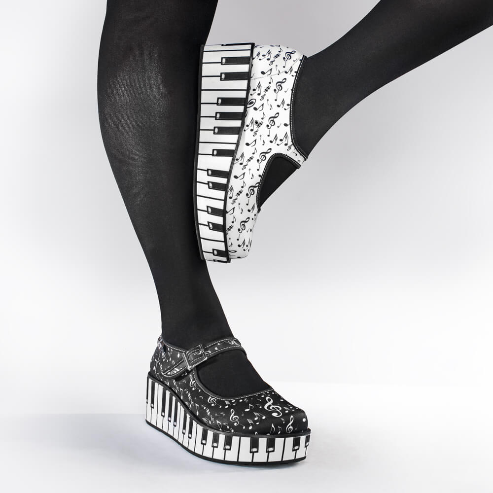 Thank You Music Women's Mary Jane Platform