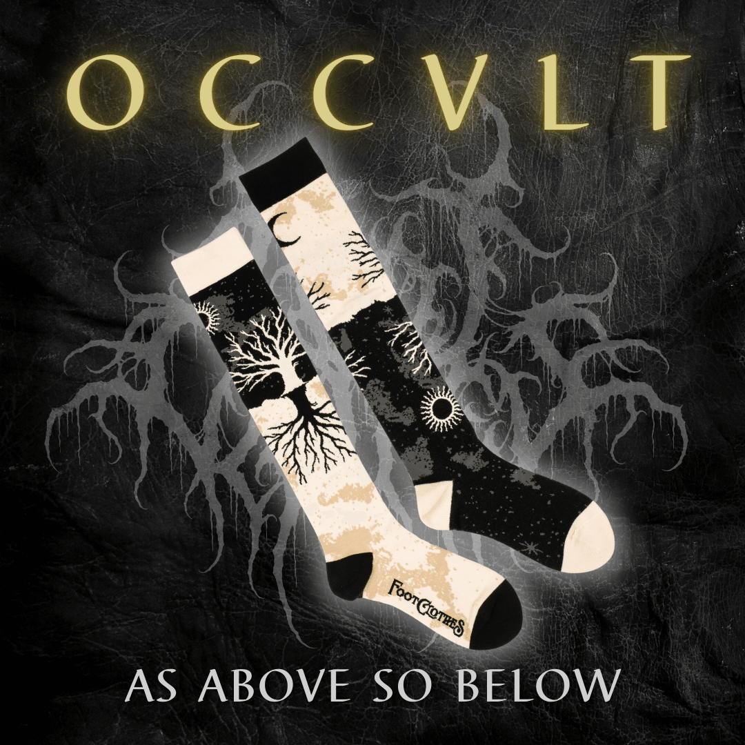 As Above So Below Tree Knee High Socks -  - Socks