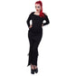 URBAN FASHION 2in1 Boot-Cut Leggings - Street Style Skirt Leggings - Alternative Fashion -  - Leggings
