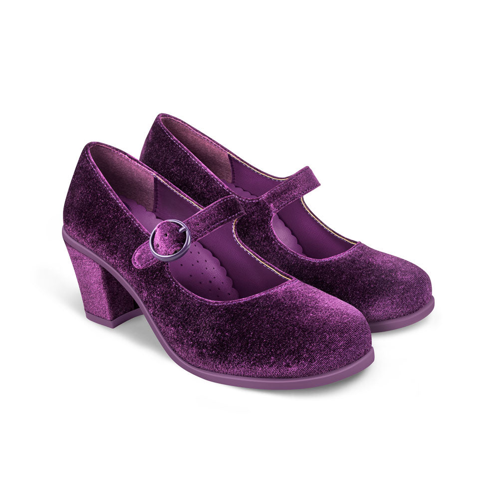 Mid Heels Plum Elixir Women's Mary Jane Pump