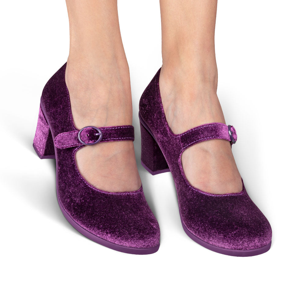 Mid Heels Plum Elixir Women's Mary Jane Pump