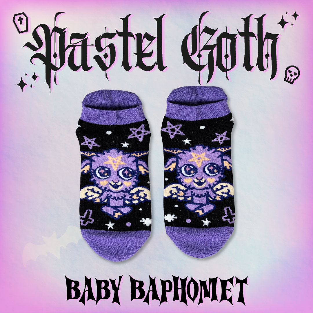 Baby Baphomet Ankle Socks -  - Socks