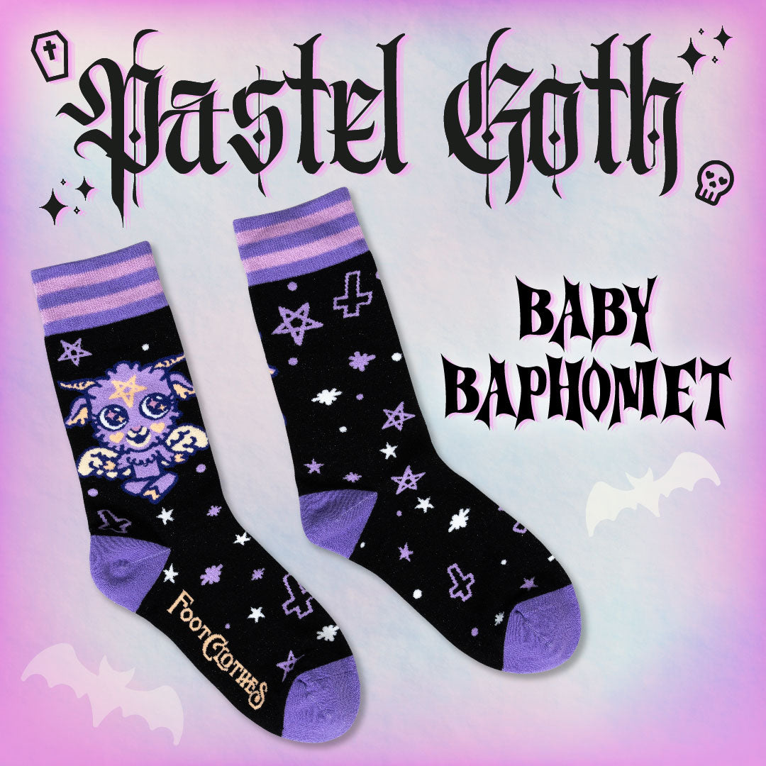 Baby Baphomet Crew Socks -  - Socks
