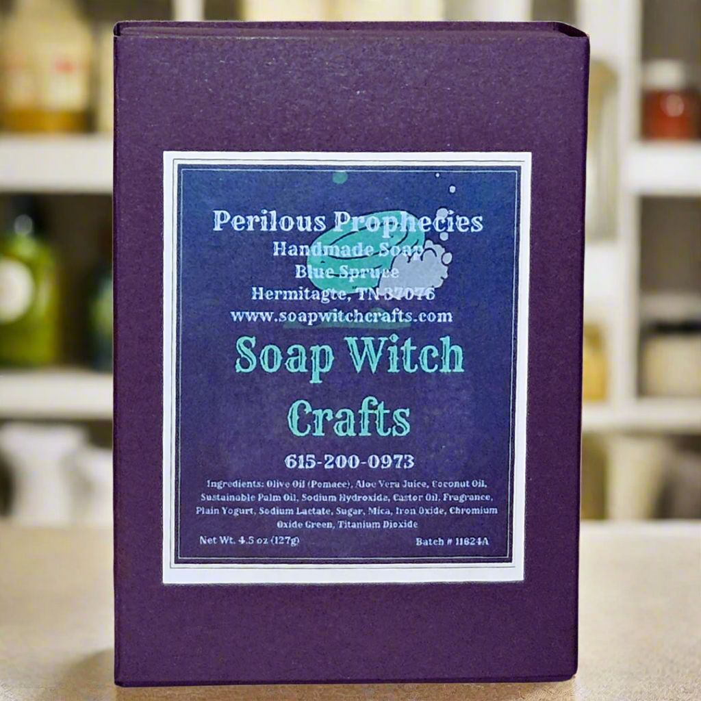 Perilous Prophecies Aloe Vera Bar Soap - Blue Spruce