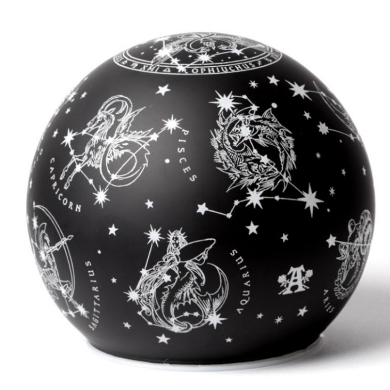 Alchemy Astrology Globe Lamp | LED Light & Spins - Alchemy of England - Lamps