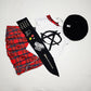 Goth Girl Scout Costume Set | Troop Revolt | Red Black White - Trickz N Treatz - Costumes