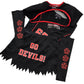Football Costume Set | Go Devils | Red & Black Pentagram & 666 Graphic - Trickz N Treatz - Costumes