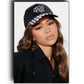 Black & White Trucker Hat | F*ck Off Respectfully Snapback Hat - Fashion Nova - Hats