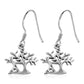 Tree of Life Dangle Earrings | Platinum Over 925S & 14k Earrings 2¾ Gram - A Gothic Universe - Earrings