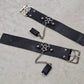 Witch Craft Wrist Cuffs | Vegan Leather Metal Hardware Finger Ring Attached Bracelets - Dolls Kill - Bracelets