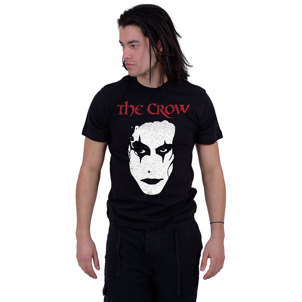 THE CROW - FACE - Front Print T-Shirt Black -  - T-Shirts