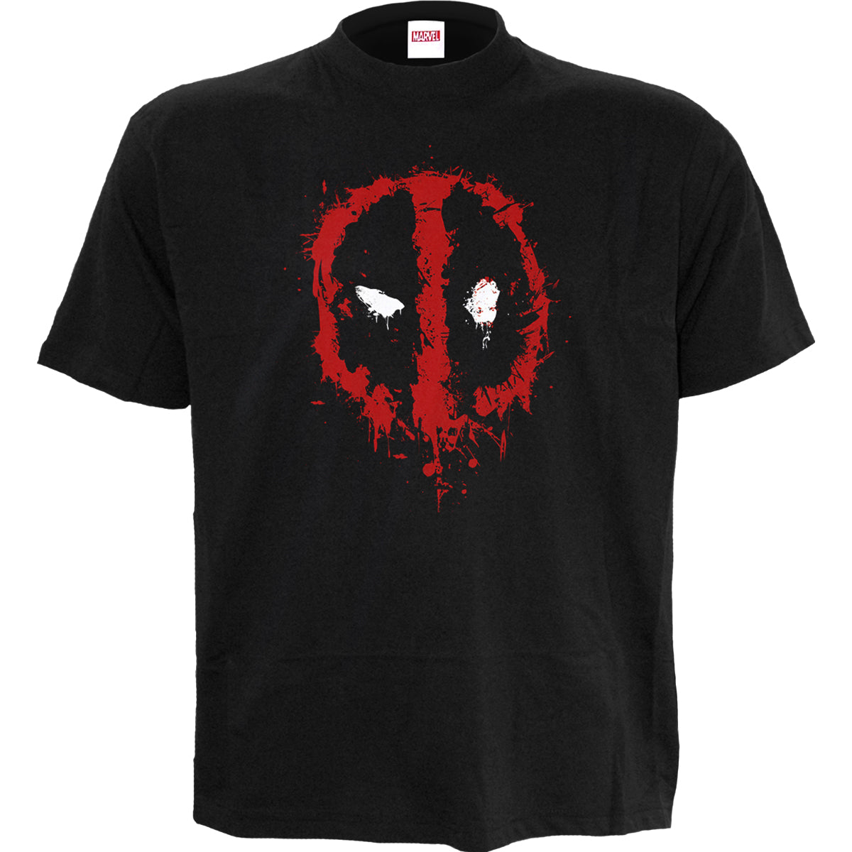 MARVEL DEADPOOL - SPLAT - Front Print T-Shirt Black -  - T-Shirts