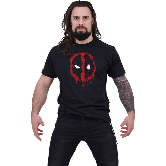 MARVEL DEADPOOL - SPLAT - Front Print T-Shirt Black -  - T-Shirts