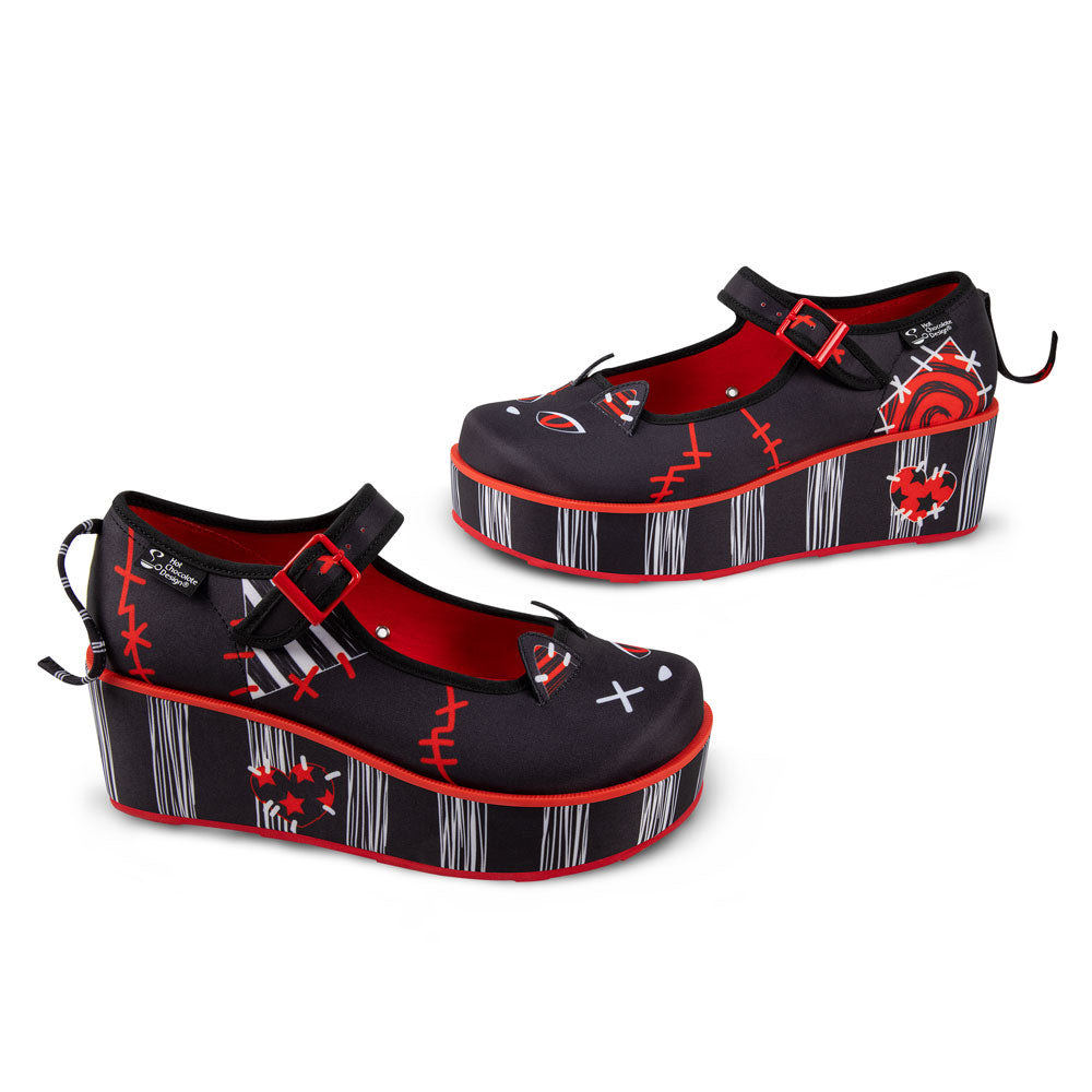 Riot Kitty Women's Mary Jane Platform