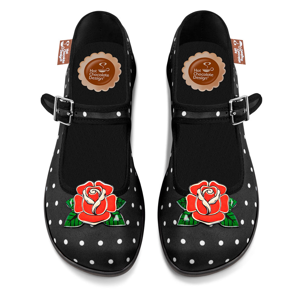 Rockabilly Women's Mary Jane Flat