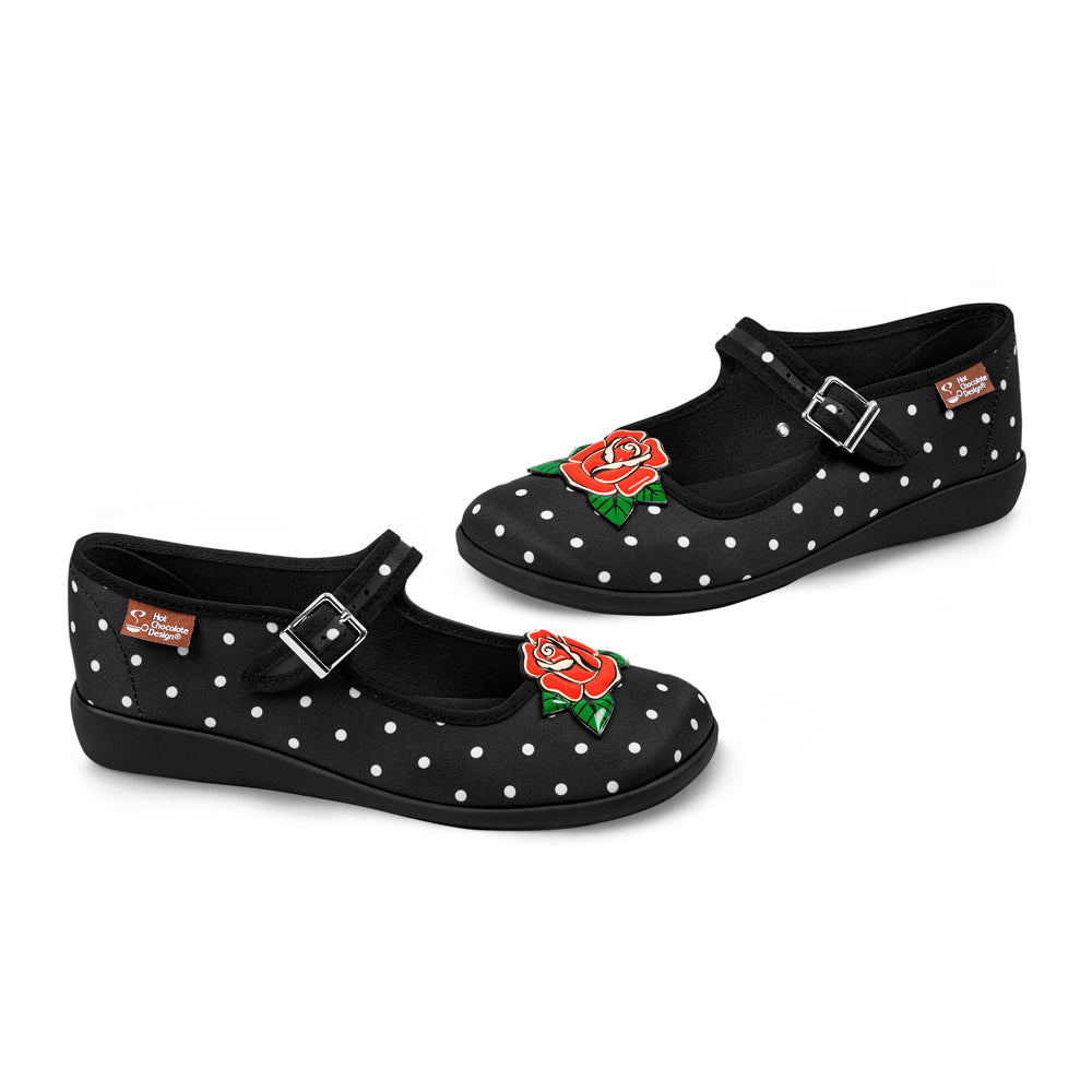 Rockabilly Women's Mary Jane Flat